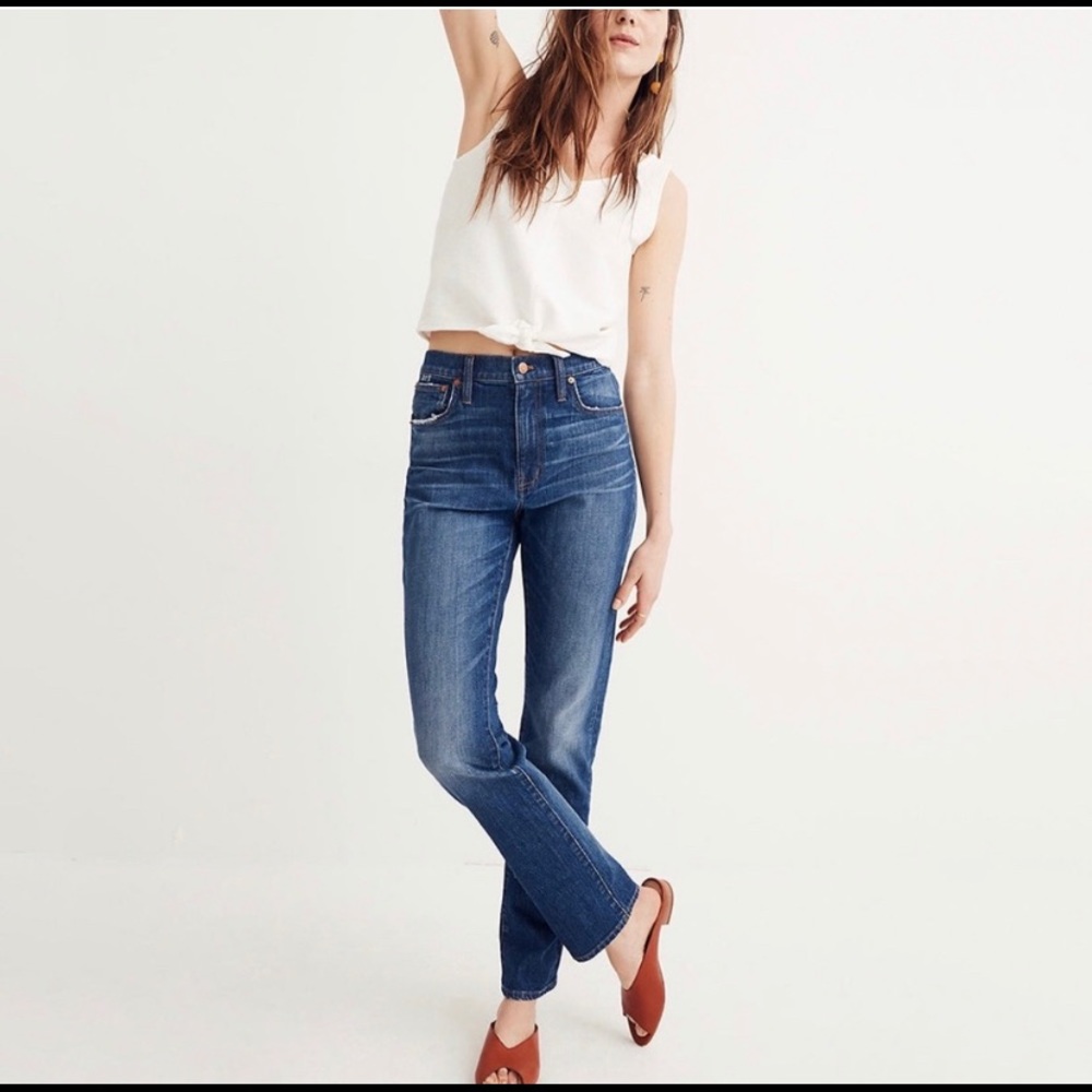 Madewell High Rise Slim Boy Jean